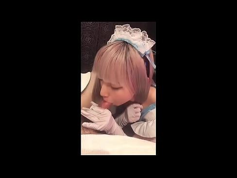 ❤️ Idol Japanese [mayuka], Aṣọ iranṣẹbinrin Faranse, apakan 1, ifefẹfẹ ati fifẹ kuro pẹlu ipara ❤️❌ Fidio furo ️❤